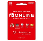NINTENDO Switch ONLINE 3 Miesiące (90 DNI) Cyfrowy KOD KLUCZ