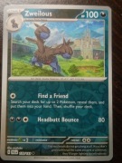 REVERSE HOLO Zweilous 139/193 Karta POKEMON TCG Paldea Evolved