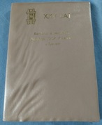 Zeszyt/Protokolarz z lat 80.XX w.