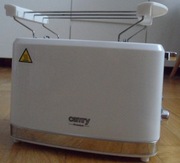 Camry Toster Opiekacz 2 kromki 900W Funkcja Rozmrażania Regulacja Mocy