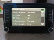 SKODA Nawigacja 6276 RNS 510 3T0035680Q Polskie menu z mapami 8557 V17+KOD