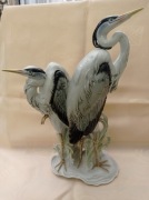 PIĘKNA FIGURKA DWÓCH CZAPLI  FIRMY ENS