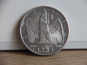 Włochy 1 lira 1940 XVIII