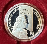10 złotych Stanisław August Poniatowski 2005 popiersie