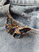 Broszka damska motyl motylek butterfly do marynarki żakietu sweterka swetra