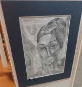 Jerzy Faczyński (1917-1994),ołówek,1968r.55x38cm