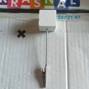 Klips stojak podstawka na zdjęcia drewniane