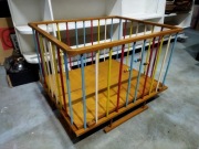 Duży składany kojec dla dziecka Vintage lata 70'