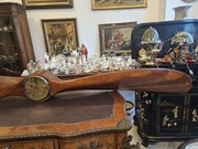 Zegar skrzydło lotnicze drewniany 