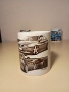 Kubek 330 ml biały Alfa Romeo 166 samochód auto prezent 
