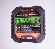 Tester gniazd z wyświetlaczem cyfrowym HABOTEST HT107D