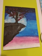 Sprzedam obraz malowany farbami 