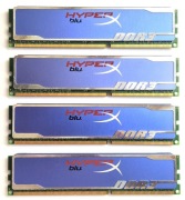 16GB 4x4 Pamięć RAM DDR3 CL9 Kingston HyperX blu KHX1333C9D3B1K2