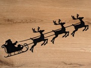Świąteczna ozdoba – Gwiazdor z zaprzęgiem reniferów!