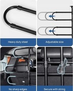 JOYTUTUS Kratka Samochodowa do Bagażnika do Transportu Psa Regulowana