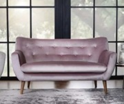 Unikatowa Sofa Almi Decor Formia 2 osobowa aksamit