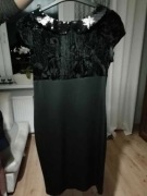 Elegancka sukienka czarna, nowa. Rozmiar 38