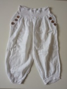 Włoskie krótkie alladynki letnie bawełna r XS