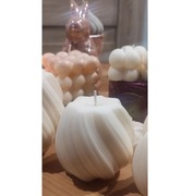 Świeczka sojowa "Fala", średnia 165g 