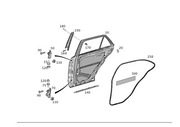 Mercedes uszczelka drzwi lewe (przód/tył) A 000 727 13 00
