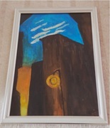 OBRAZ AKWARELA twórca nieznany 