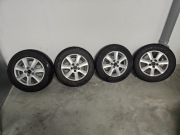 Koła aluminiowe BORBET 14" 5x100 | Opony Zimowe Dunlop 175/70R14