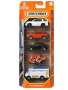 MATCHBOX CITY ADVENTURE II Cadillac Mercedes Benz Honda zestaw HVT76