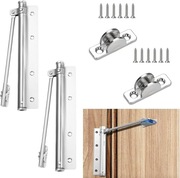 Zamykacz drzwi automatyczny  zestaw 2 sztuki, stal nierdzewna