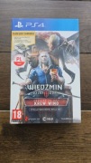 Wiedźmin 3 Dziki Gon Krew i Wino PS4 pełny zestaw, jak nowy