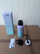 Butelka Termiczna IRON °FLASK | 3 Zakrętki w Zestawie | Premium Gradient