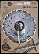 Rozkładane Sito do gotowania na parze z nóżkami 23cm. Ideale