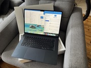 MacBook Air 15 cali M2 8/256GB | 100% sprawny | Zestaw