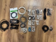 Kable 25 sztuk - micro usb, usb-c usbc, hdmi, ethernet, zasilający