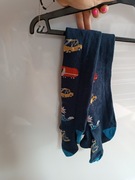 Grube rajstopy dla chłopca H&M auta samochody 122 128