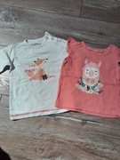 Dwie bluzeczki dla dziewczynki 