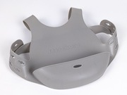 MINIKOIOI Śliniak silikonowy z kieszonką; Szary