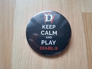 Przypinka Diablo IV 4 Keep Calm and Play Diablo