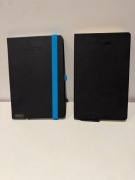 Zestaw 2 notesów oprawa ze sztucznej skóry