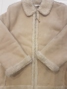 Krótkie futerko sztuczne-kurtka r122/128-pastuszek