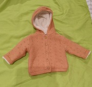 Ciepły sweter, bluza dla dziewczynki 6 miesięcy KIABI