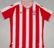 S) STOKE CITY Macron oryginalna koszulka klubowa Roz.134/138cm