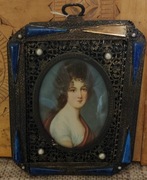 Stara miniatura z XlX wieku 