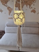 Lampion makrama wiszący