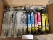 Zestaw tuszów LxTek 16XL do Epson (12+3 sztuk) - Nowe, po terminie