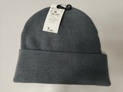Nowa z metką czapka beanie szara 