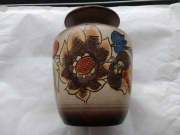 Wazon ceramiczny KWIATY kwiatki 17cm / 13 cm