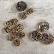 Zestaw starych werków zegarkowych – kieszonkowe