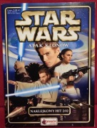 Star Wars Atak Klonów. Album na naklejki. Częściowo wypełniony.