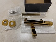 Mexen Diamond bateria wannowa z zestawem prysznicowym, złoty - 71530-50