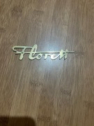 Emblemat logo Florett metalowe oryginalne od motoroweru
